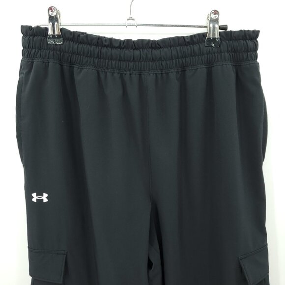 Under Armour UA Rival Woven Women's Cargo Pants M Black - Picture 5 of 16